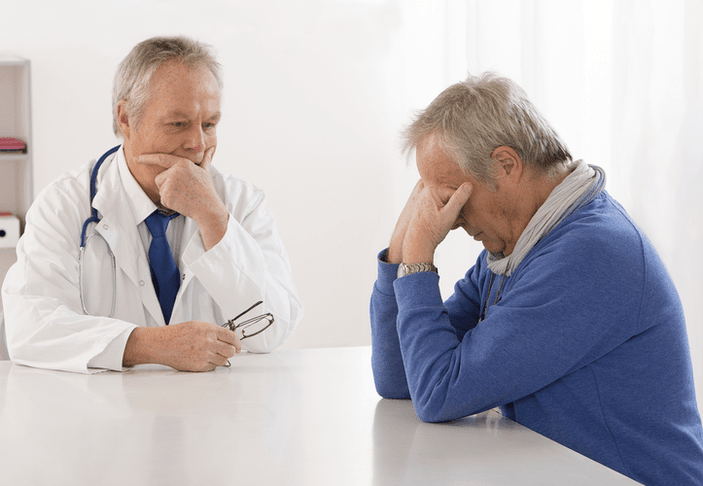 Doctor's appointment for acute prostatitis